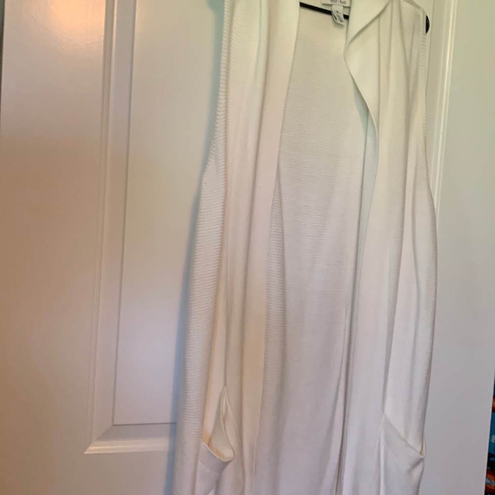 White Sleeves Cardigan